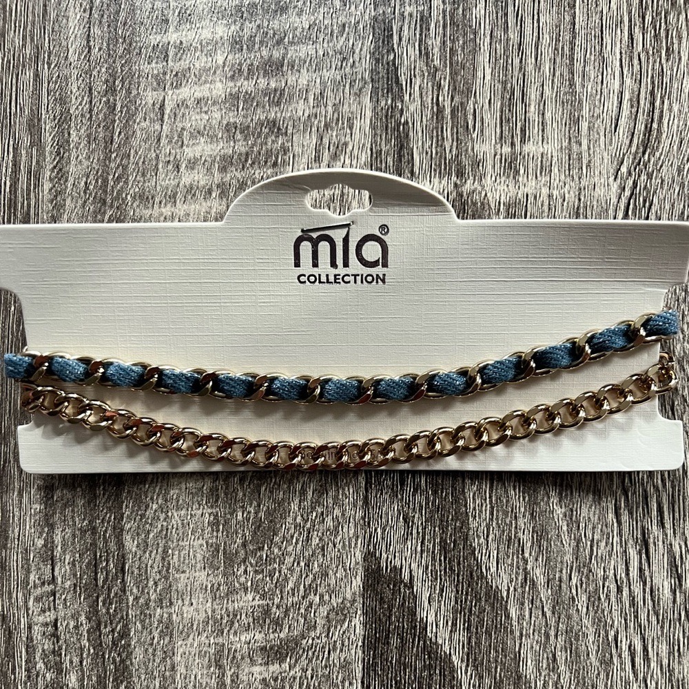 Mia Collection Chain Choker/Necklace Set
